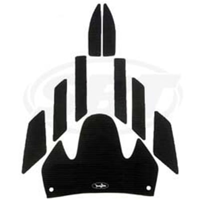 Traction Mats Foot Pads For Yamaha GP760/800/1200 Waverunner 1997-2000 – Black EVA