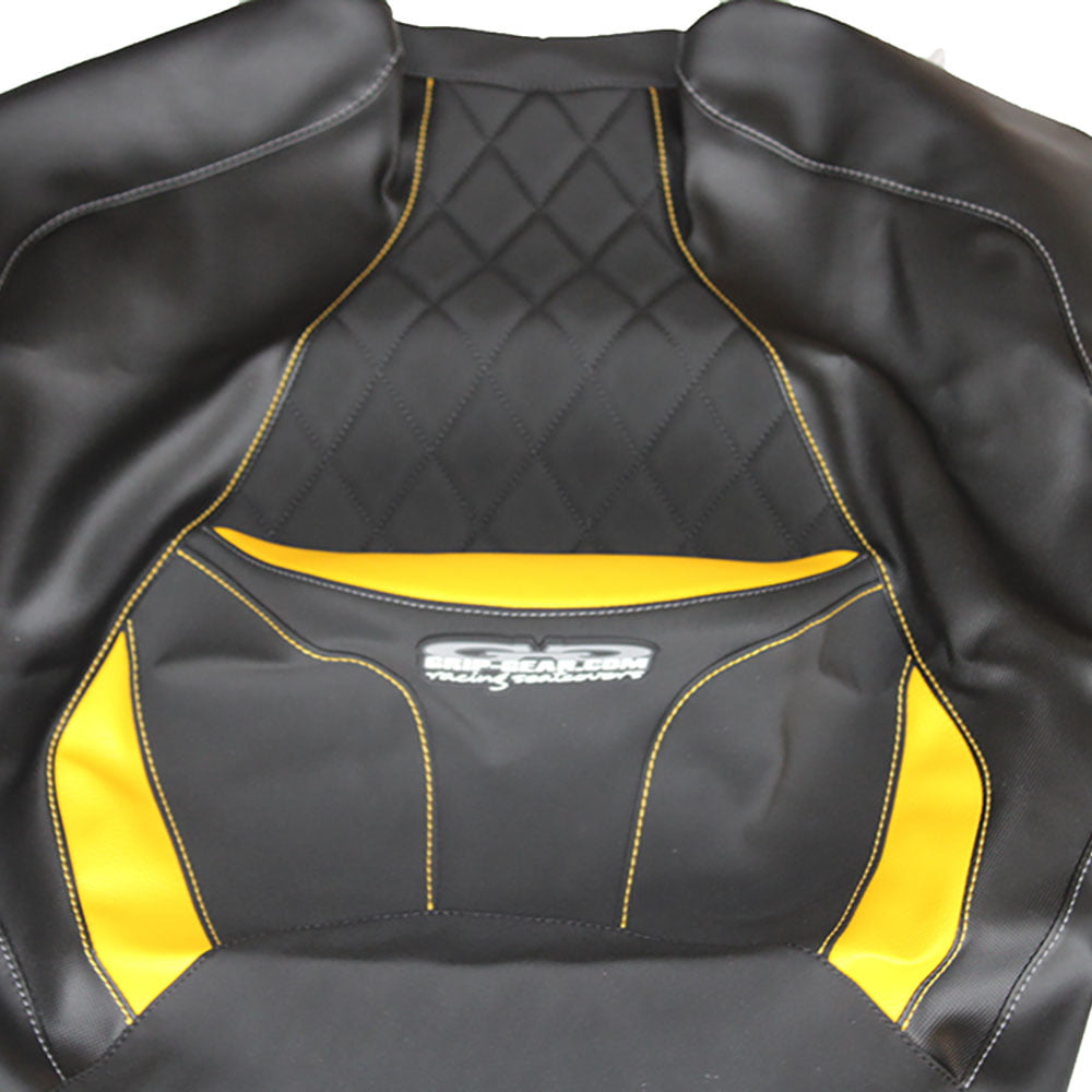 Grip Gear Custom Seat Cover - Seadoo 2020 RXTX 300 - BLK/YELLOW/RED - Image 2