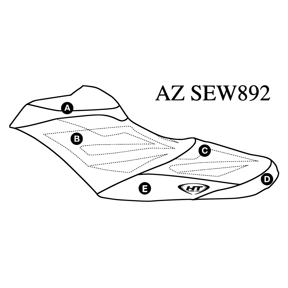 HT Premier Seat Cover Sea Doo RXP-X 260 (12-15) / RXP-X 300 (16-20) / GTR-X 230 (17-19) - Custom