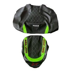 Grip Gear Custom Seat Cover - RXT-X 300 Black & Neon Green 18+
