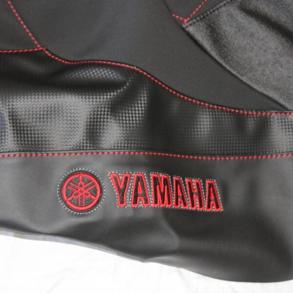 Grip Gear Custom Seat Cover - FX CRUISER YAMAHA 20+ Black & Red - Image 5
