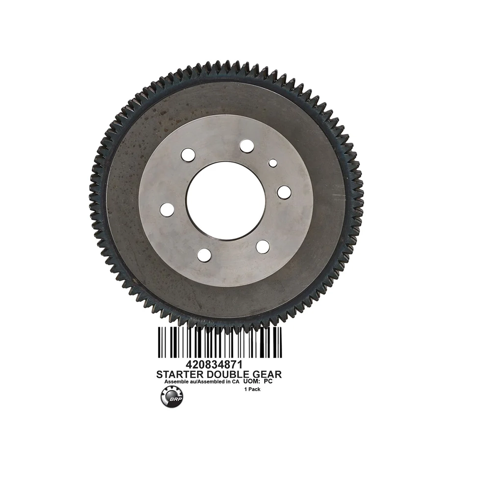 USED SEADOO STARTER DOUBLE GEAR 87/86T SUITS 2004-2024 EXPLORER, WAKE PRO, GTR/X, RXT/P, RXP/T-X, CHALLENGER, SPEEDSTER, WAKE, ISLANDIA, SP -420834871