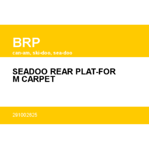 SEADOO REAR PLAT-FORM CARPET SUITS 2010-2015 GTX, RXT, WAKE -291002625