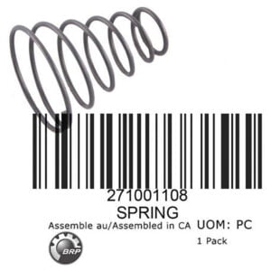 SEADOO PUMP SPRING SUITS 2000-2007 3D 947/RFI, GTI, XP, GTX, RX, XP, GS, GTS, GSX -271001108