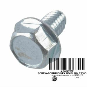 Sea-Doo M6 x 10 Hex Flanged Screw OEM 210261040