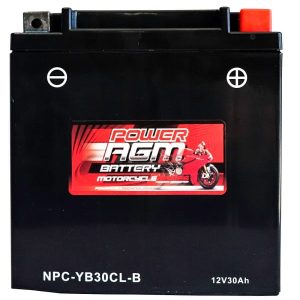 POWER AGM YB30CL-B BATTERY ALL 4TEC SEADOO UP TO 2016